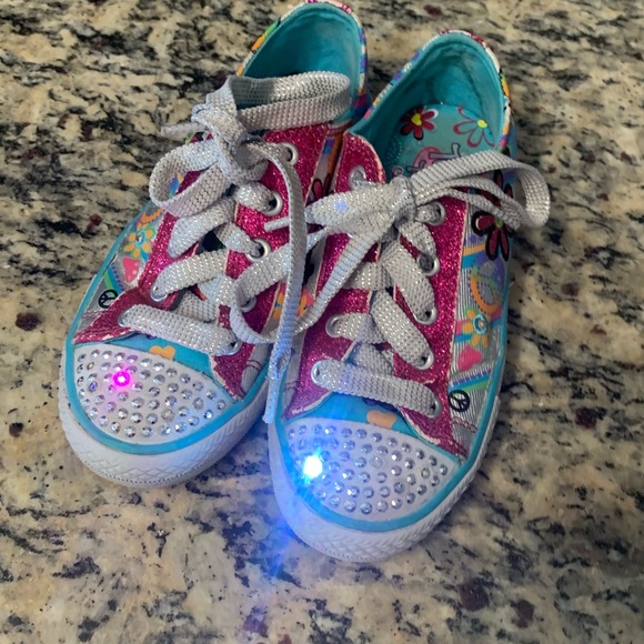 Sketchers Twinkle Toes Light Up Shoes; Size  13 - Picture 4 of 8